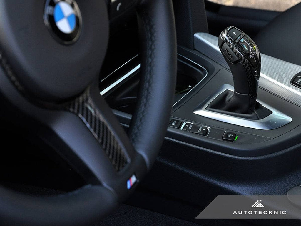 AutoTecknic Carbon Fiber Gear Selector Cover - BMW F15 X5 | F16 X6 Version II