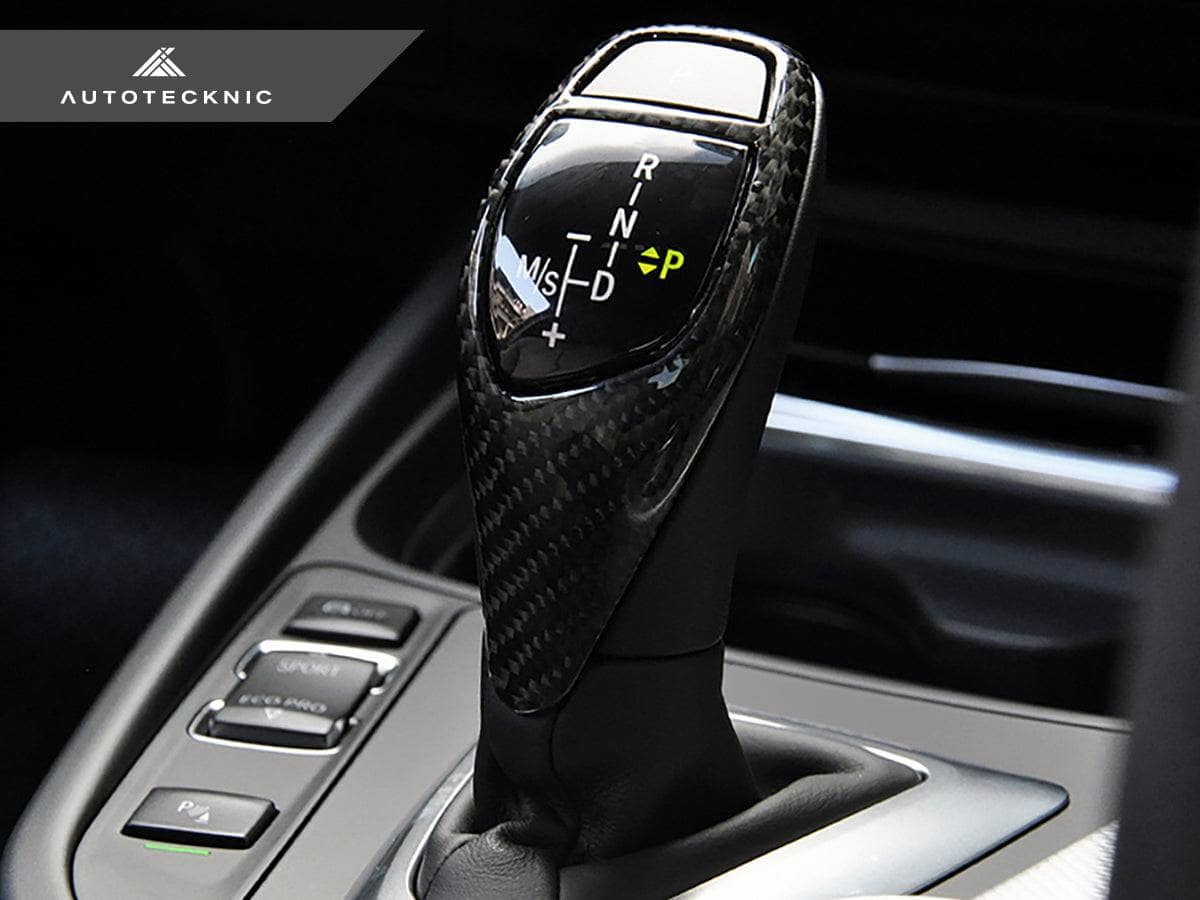 AutoTecknic Carbon Fiber Gear Selector Cover - BMW (Sport Automatic Transmission Equipped Only)