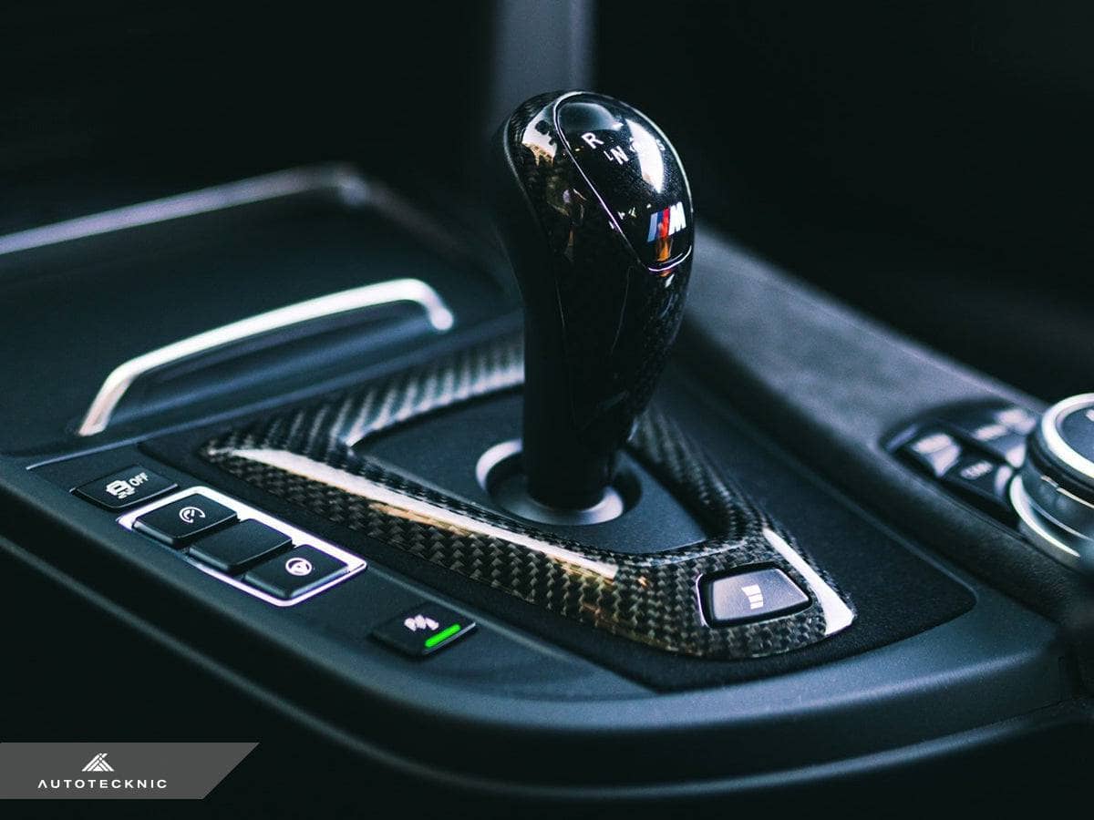 AutoTecknic Carbon Fiber Gear Selector Cover - BMW F10 M5