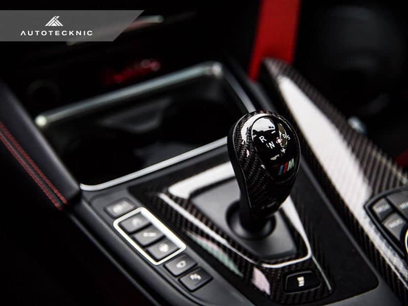AutoTecknic Carbon Fiber Gear Selector Cover - BMW F80 M3 | F82/ F83 M4