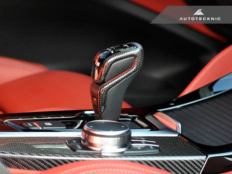 AutoTecknic Carbon Fiber Gear Selector Side Covers - BMW F90 M5