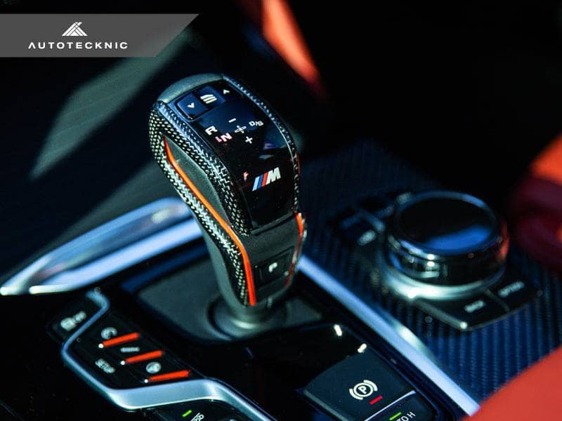 AutoTecknic Carbon Fiber Gear Selector Side Covers - BMW F90 M5