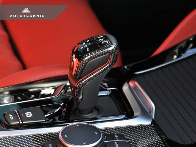AutoTecknic Carbon Fiber Gear Selector Side Covers - BMW F90 M5