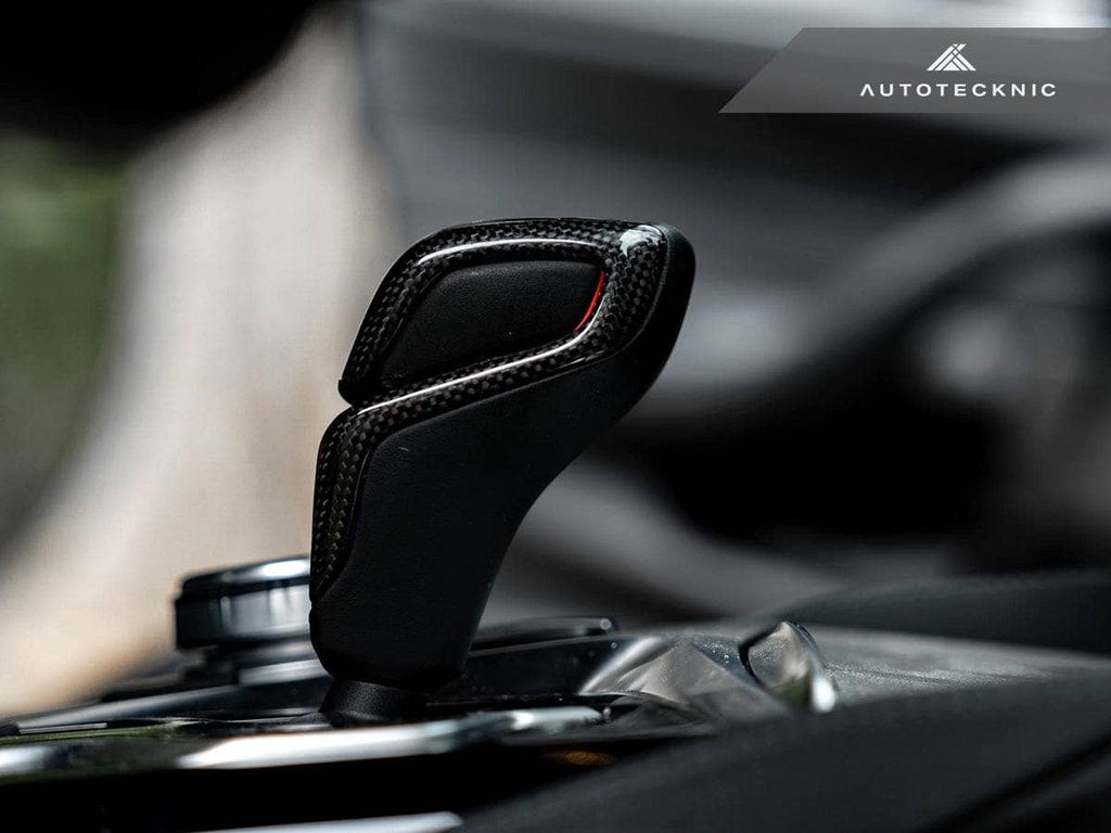 AutoTecknic Carbon Fiber Gear Selector Side Covers - BMW F90 M5