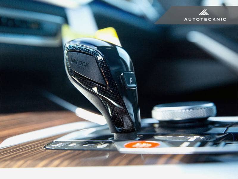 AutoTecknic Carbon Fiber Gear Selector Side Trims - BMW G20 3-Series