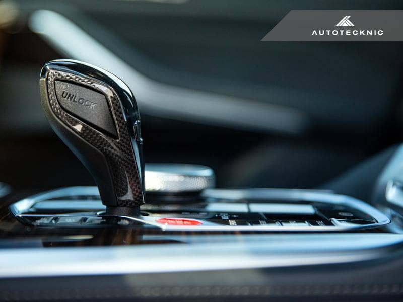 AutoTecknic Carbon Fiber Gear Selector Side Trims - BMW G42 2-Series Coupe
