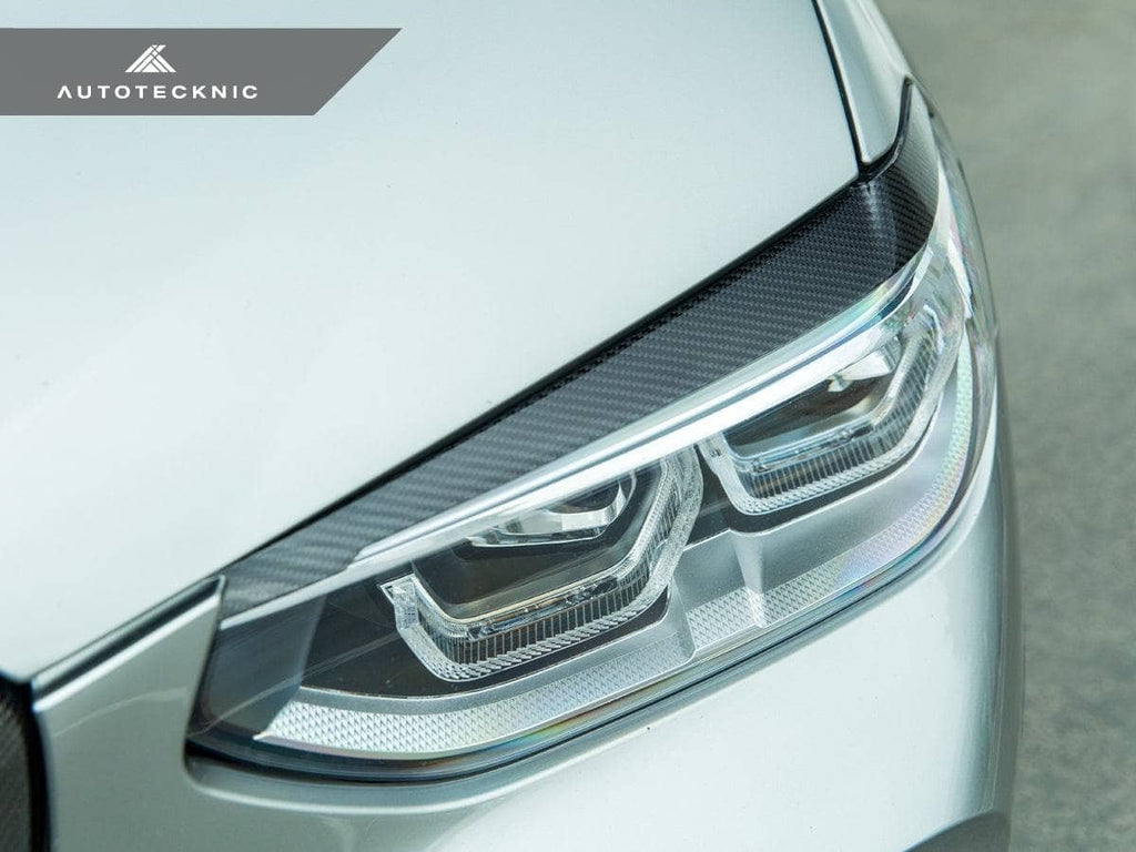 AutoTecknic Carbon Fiber Headlight Trim Set - BMW F97 X3M / F98 X4M