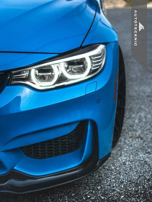 AutoTecknic Carbon Fiber Headlight Trim Set - BMW F80 M3 | F82/ F83 M4