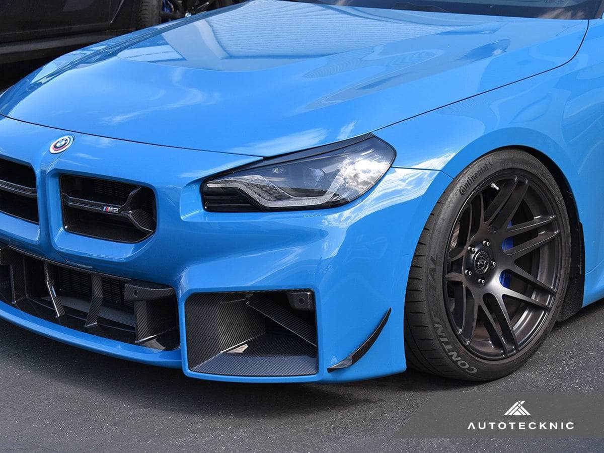 AutoTecknic Carbon Fiber Headlight Trim Set - BMW G87 M2
