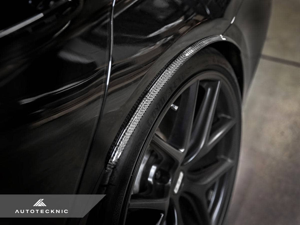 AutoTecknic Carbon Fiber Rear Wheel Arch Extension Set - BMW F90 M5