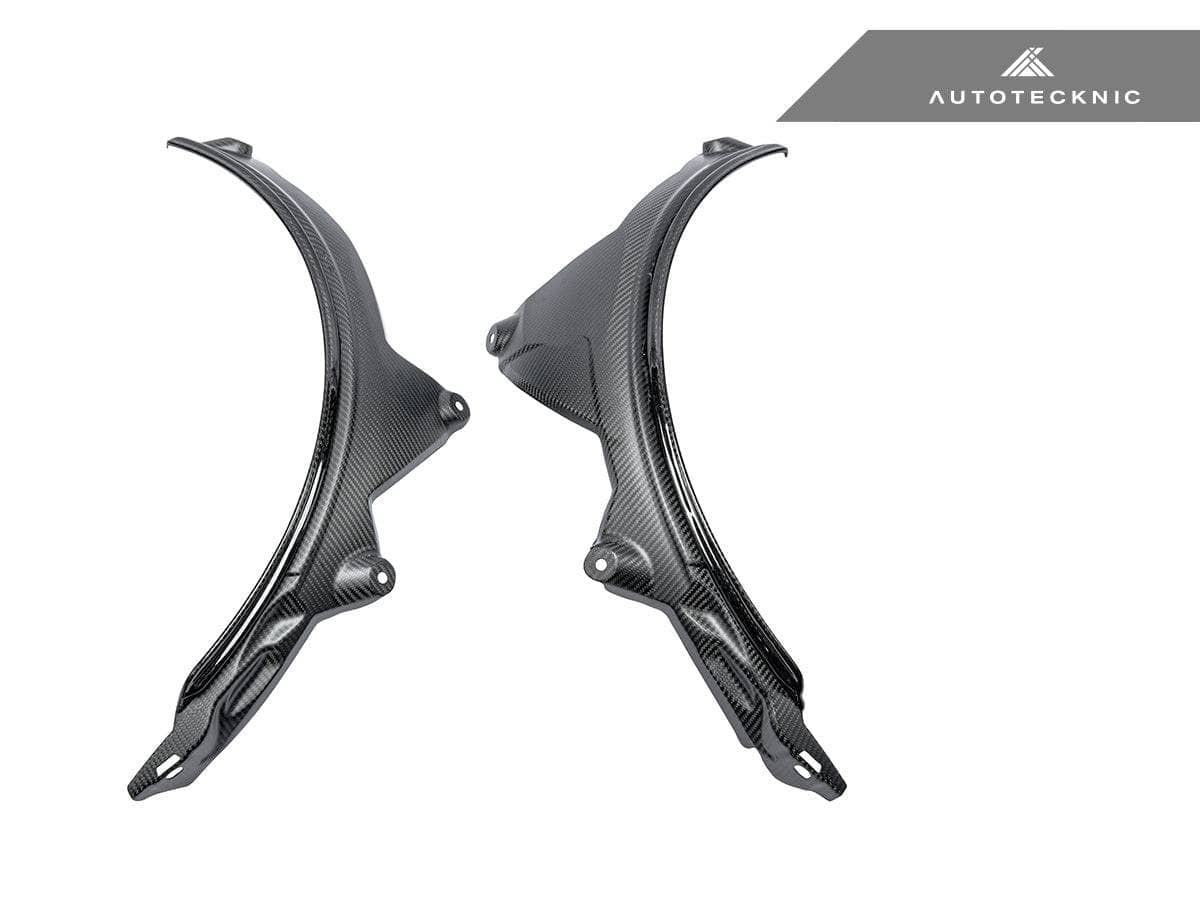 AutoTecknic Carbon Fiber Rear Wheel Arch Extension Set - BMW F93 M8 Gran Coupe