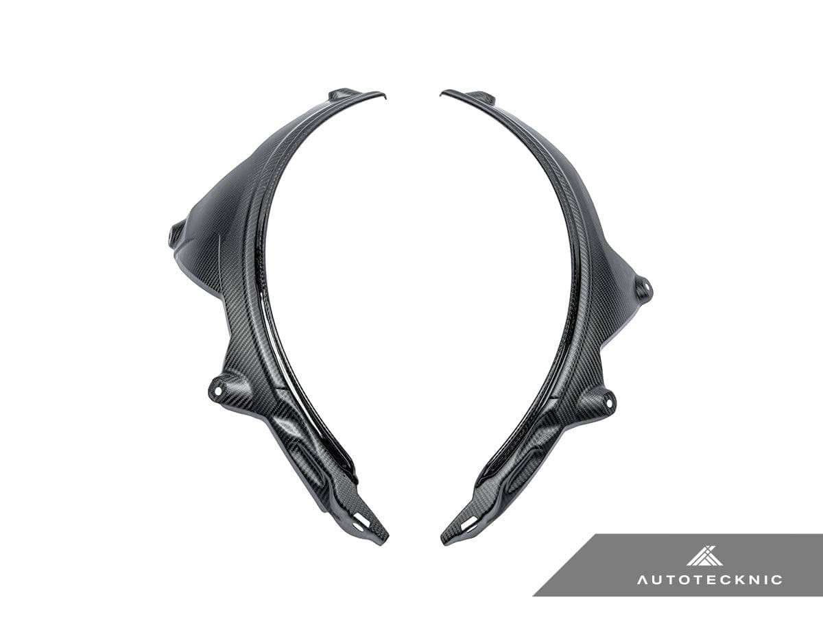 AutoTecknic Carbon Fiber Rear Wheel Arch Extension Set - BMW F93 M8 Gran Coupe