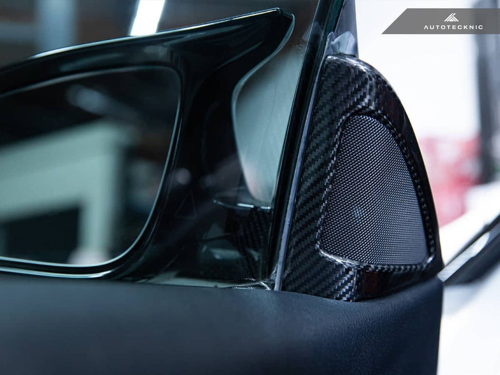 AutoTecknic Carbon Fiber Speaker Tweeter Cover - BMW F82/ F83 M4