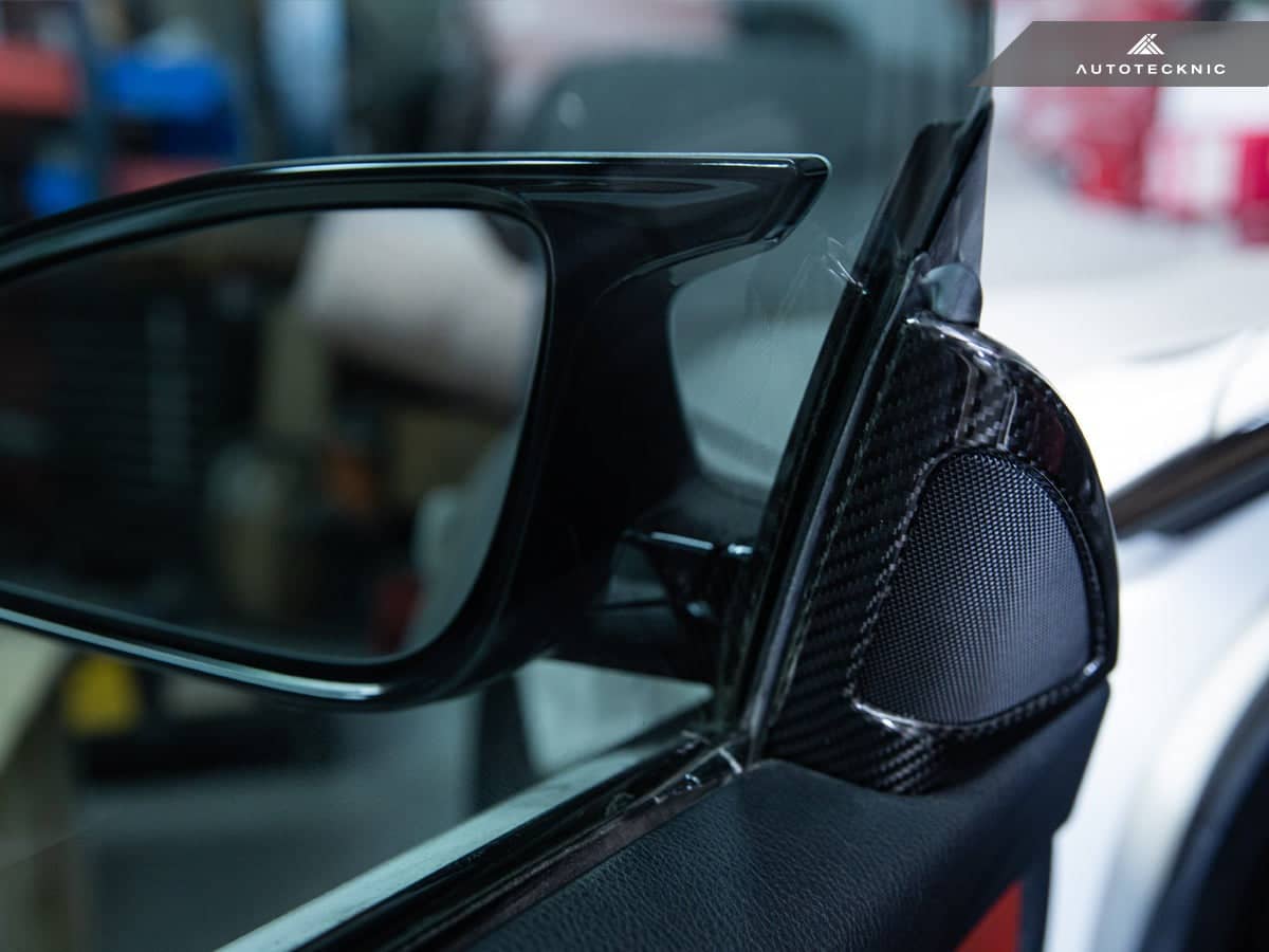 AutoTecknic Carbon Fiber Speaker Tweeter Cover - BMW F82/ F83 M4