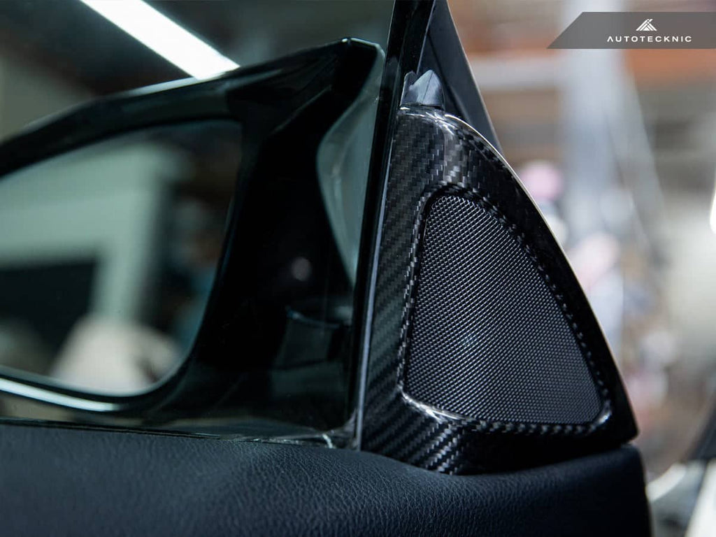 AutoTecknic Carbon Fiber Speaker Tweeter Cover - BMW F82/ F83 M4