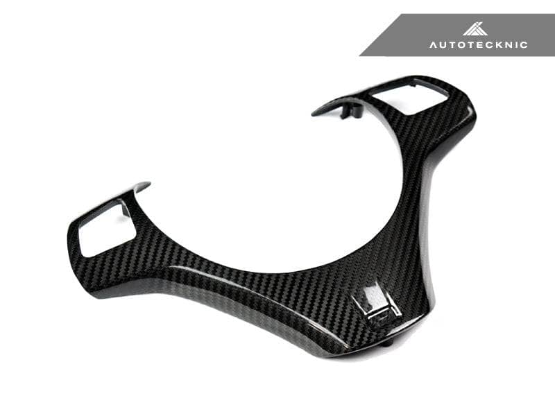 AutoTecknic Carbon Fiber Steering Wheel Trim - BMW E9X M3 | E82 1M Coupe