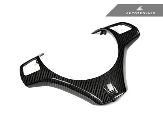 AutoTecknic Carbon Fiber Steering Wheel Trim - BMW E9X M3 | E82 1M Coupe