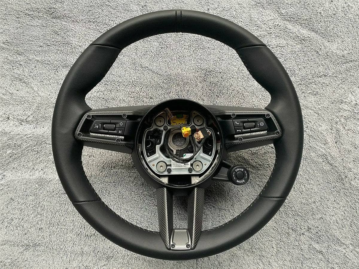 AutoTecknic Carbon Fiber Steering Wheel Trim - Porsche 992 Models