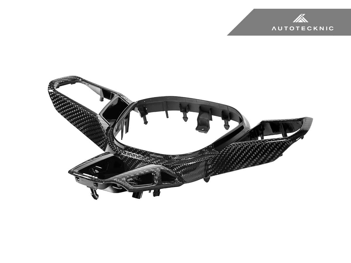AutoTecknic Carbon Fiber Steering Wheel Trim - U11 X1 | U10 X2 M35i