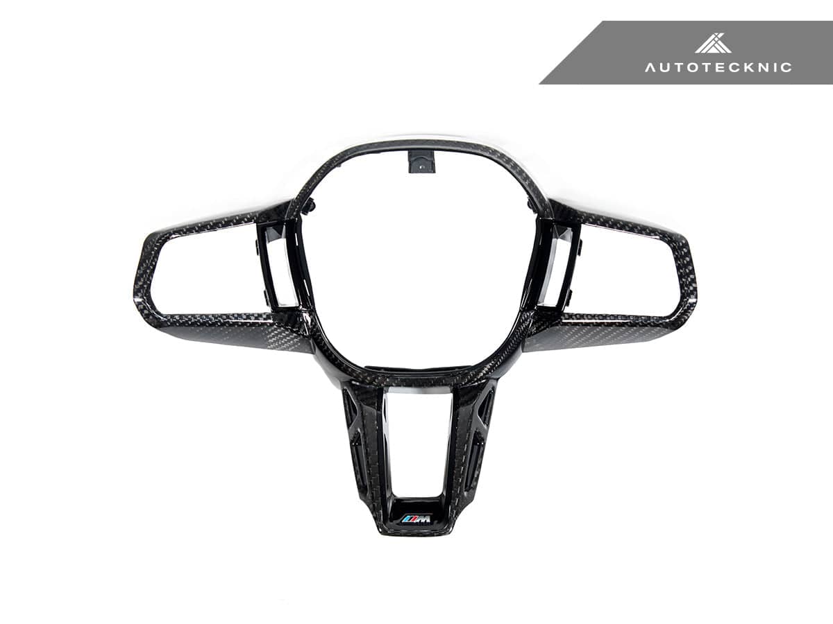 AutoTecknic Carbon Fiber Steering Wheel Trim - U11 X1 | U10 X2 M35i