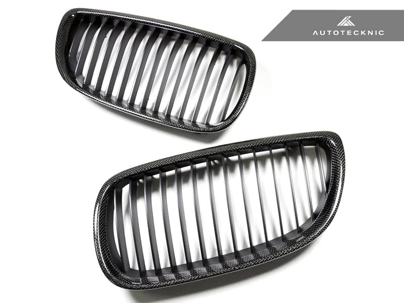 AutoTecknic Carbon Front Grille Set - BMW E92/ E93 3-Series Pre-LCI (Including E9X M3)