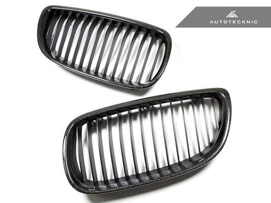 AutoTecknic Carbon Front Grille Set - BMW E92/ E93 3-Series Pre-LCI (Including E9X M3)