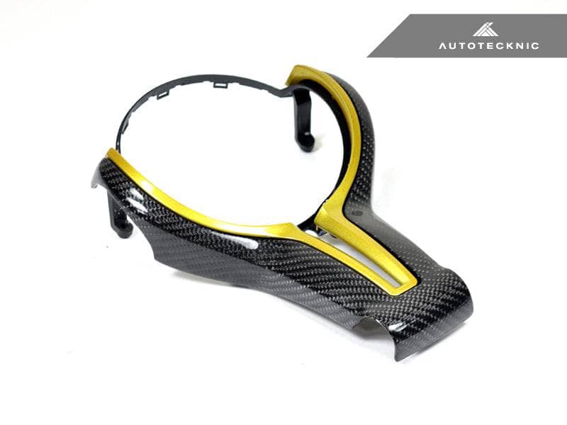 AutoTecknic Carbon Fiber Steering Wheel Trim Cover - BMW F-Chassis M Vehicles