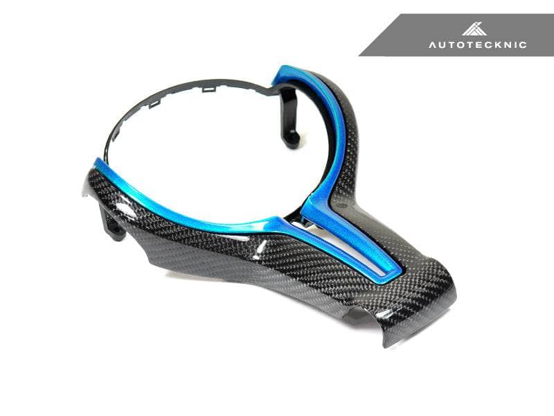 AutoTecknic Carbon Fiber Steering Wheel Trim Cover - BMW F-Chassis M Vehicles
