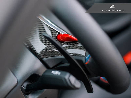 AutoTecknic Carbon Steering Wheel Top Cover - BMW G05 X5 | G06 X6 | G07 X7