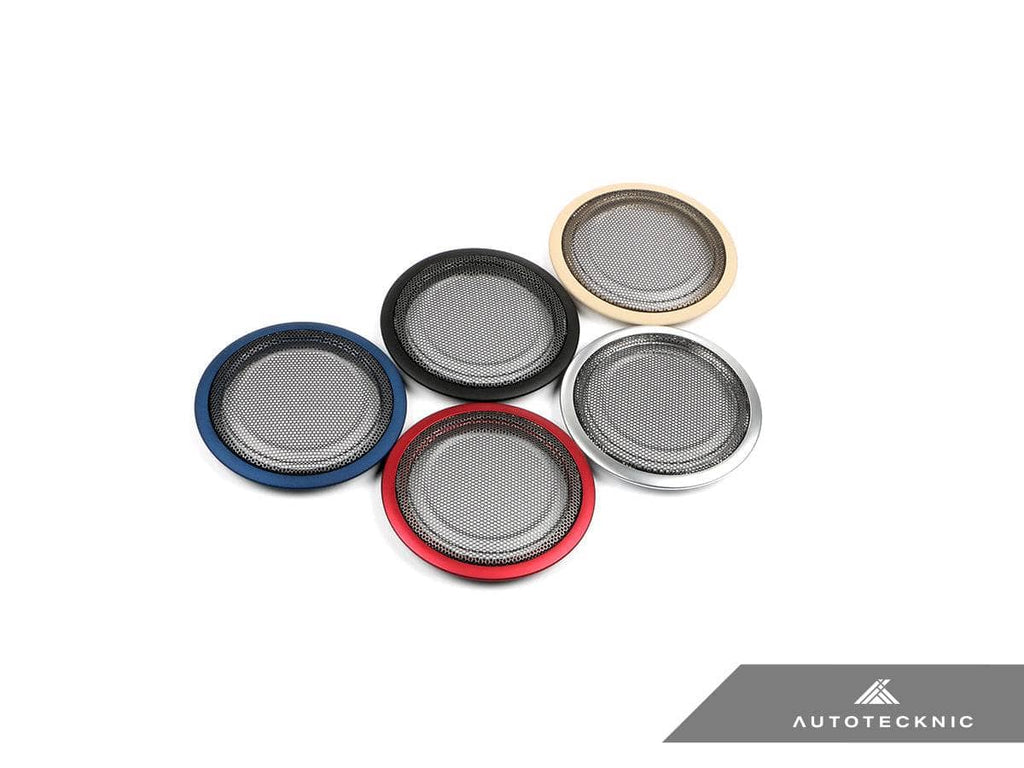 AutoTecknic Door Panel Speaker Mesh Cover Set - BMW F-Chassis
