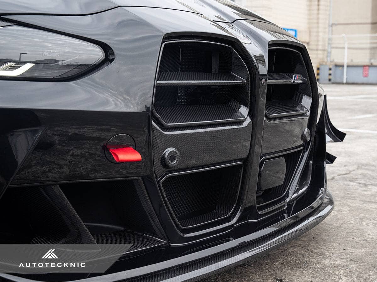 AutoTecknic Dry Carbon Avanzato Front Grille - BMW G80 M3 | G82/ G83 M4