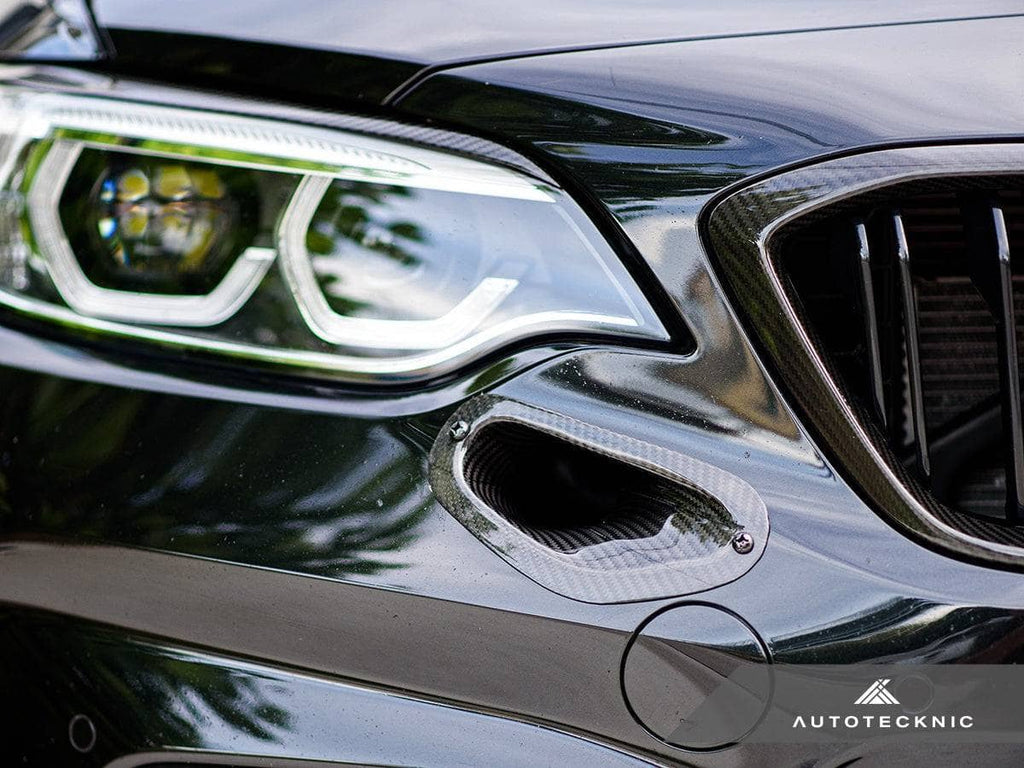 AutoTecknic Dry Carbon Brake Cooling Ducts - BMW F87 M2 Competition | M2 CS