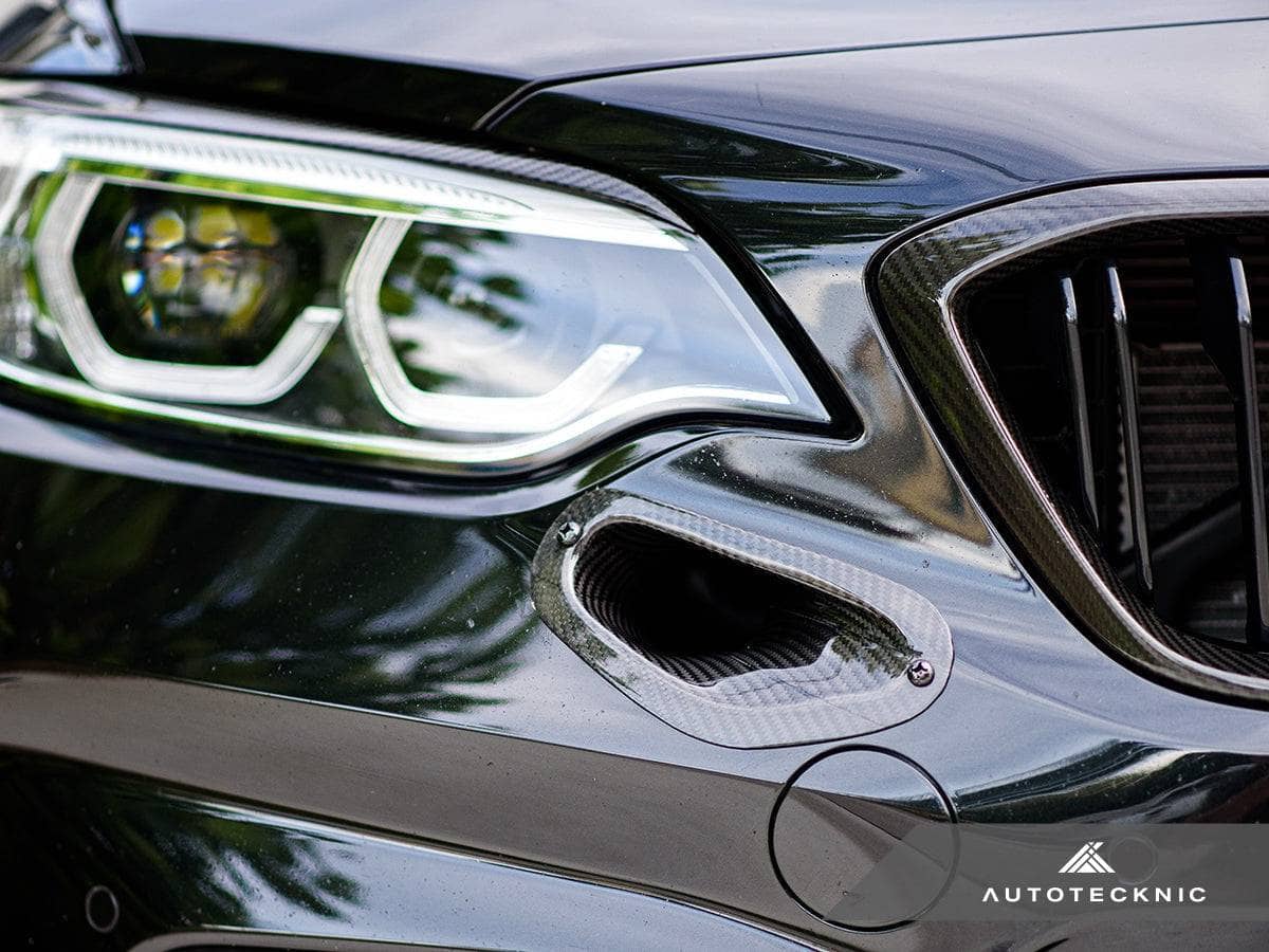 AutoTecknic Dry Carbon Brake Cooling Ducts - BMW F87 M2 Competition | M2 CS