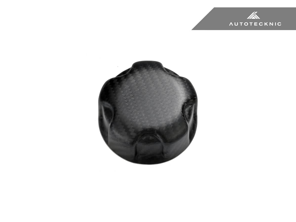 AutoTecknic Dry Carbon Charge Cooler Tank Cap Cover - BMW F95 X5M | F96 X6M