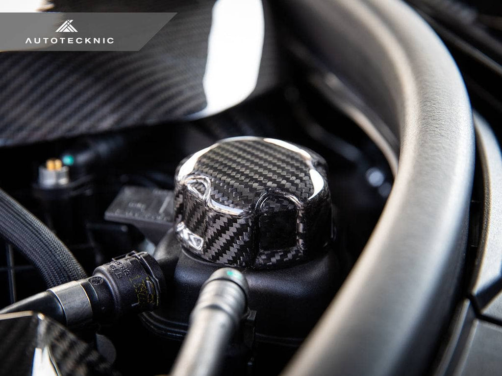 AutoTecknic Dry Carbon Charge Cooler Tank Cap Cover - BMW G01 X3 | G02 X4