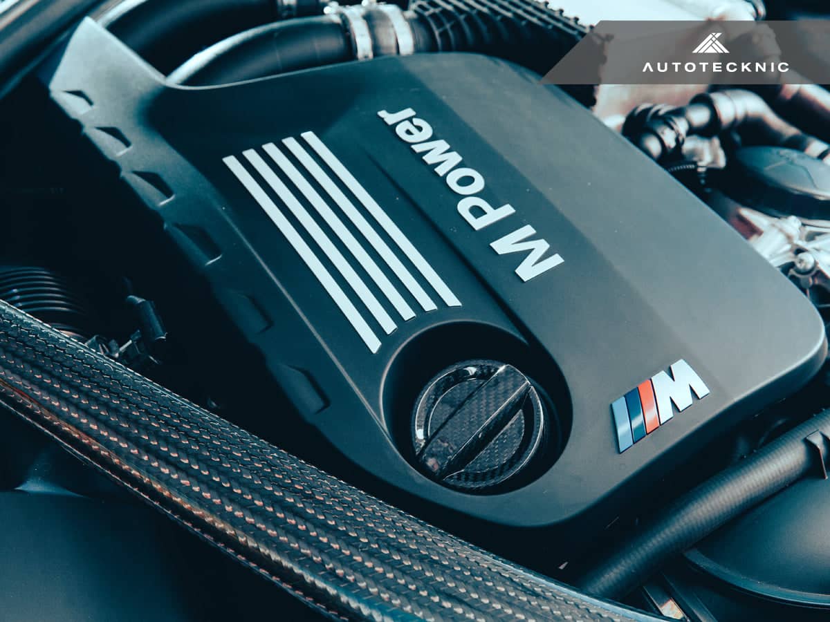 AutoTecknic Dry Carbon Competition Oil Cap Cover - BMW F22/ F23 2-Series