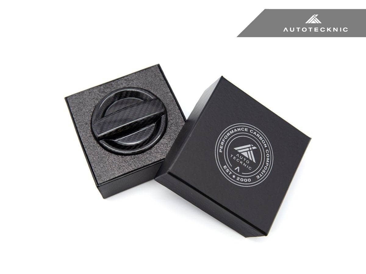 AutoTecknic Dry Carbon Competition Oil Cap Cover - BMW F45 2-Series Active Tourer