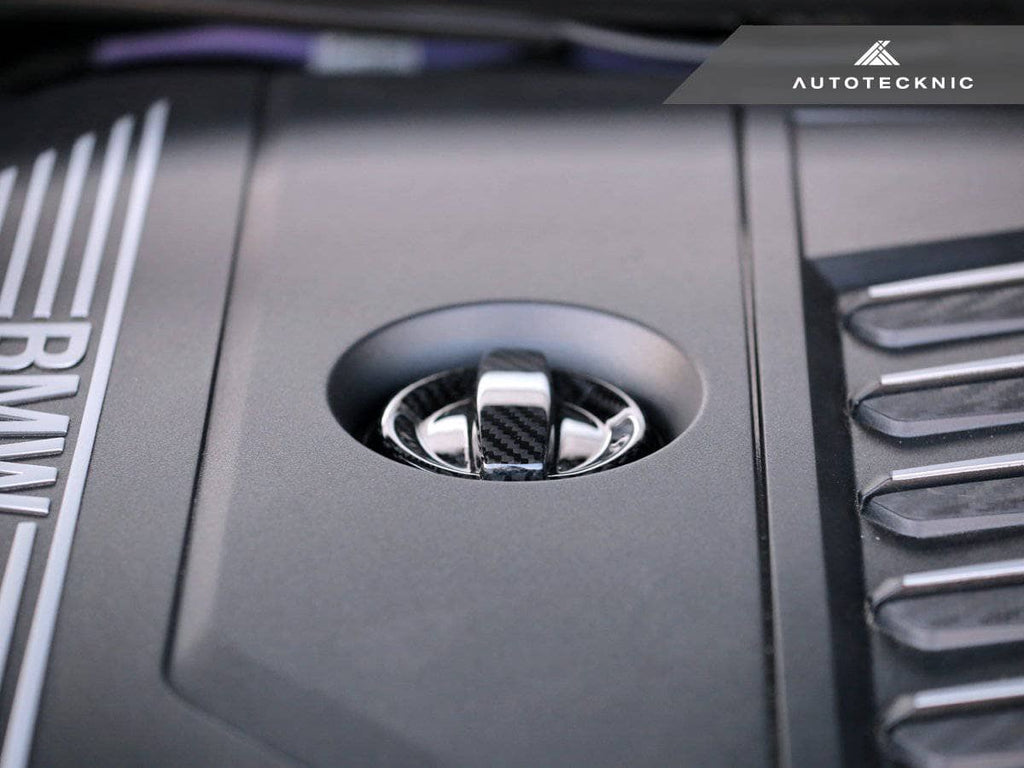 AutoTecknic Dry Carbon Competition Oil Cap Cover - BMW G42 2-Series Coupe