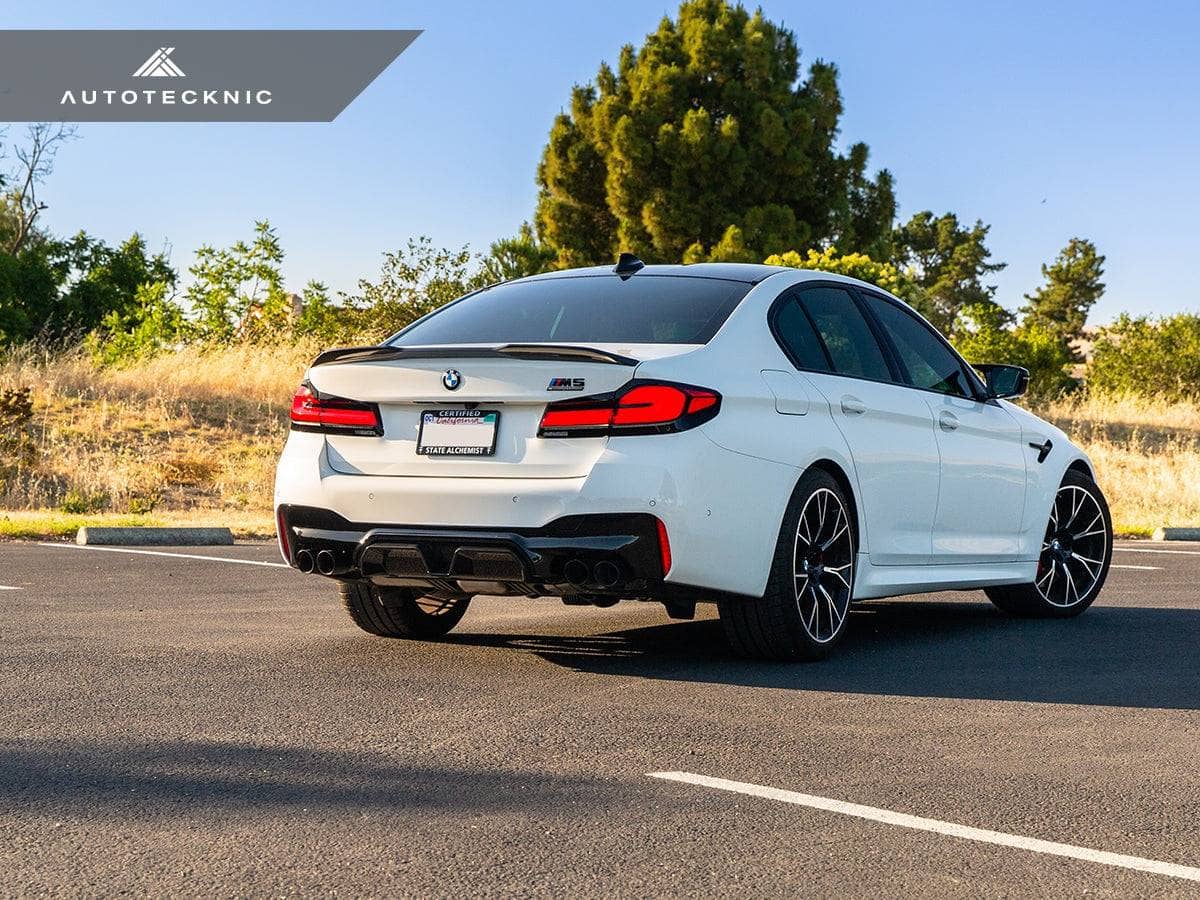 AutoTecknic Dry Carbon Competition Plus Trunk Spoiler - BMW F90 M5 | G30 5-Series
