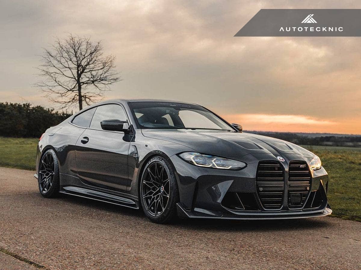 AutoTecknic Dry Carbon Competition Sport Front Aero Lip - BMW G80 M3 | G82/ G83 M4
