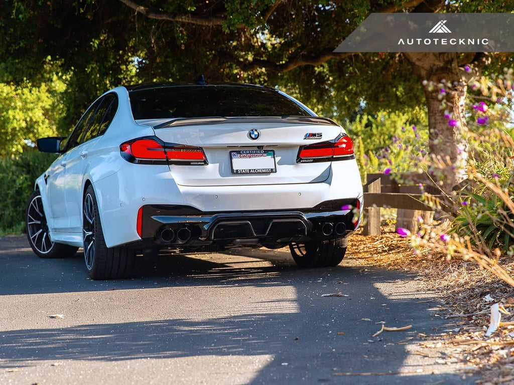 AutoTecknic Dry Carbon Competition Sport Rear Diffuser - BMW F90 M5