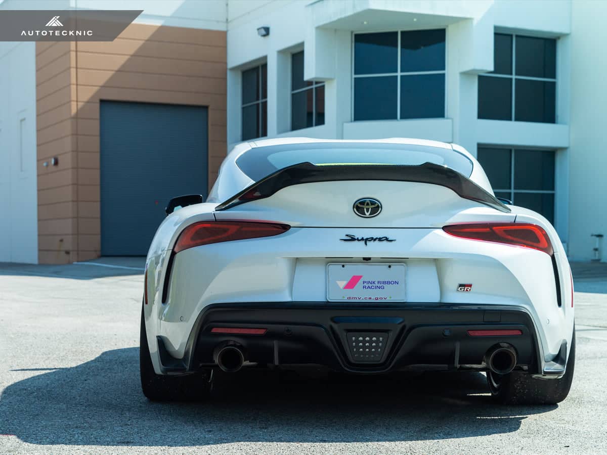 AutoTecknic Dry Carbon Competizione Trunk Spoiler - A90 Supra 2020-Up