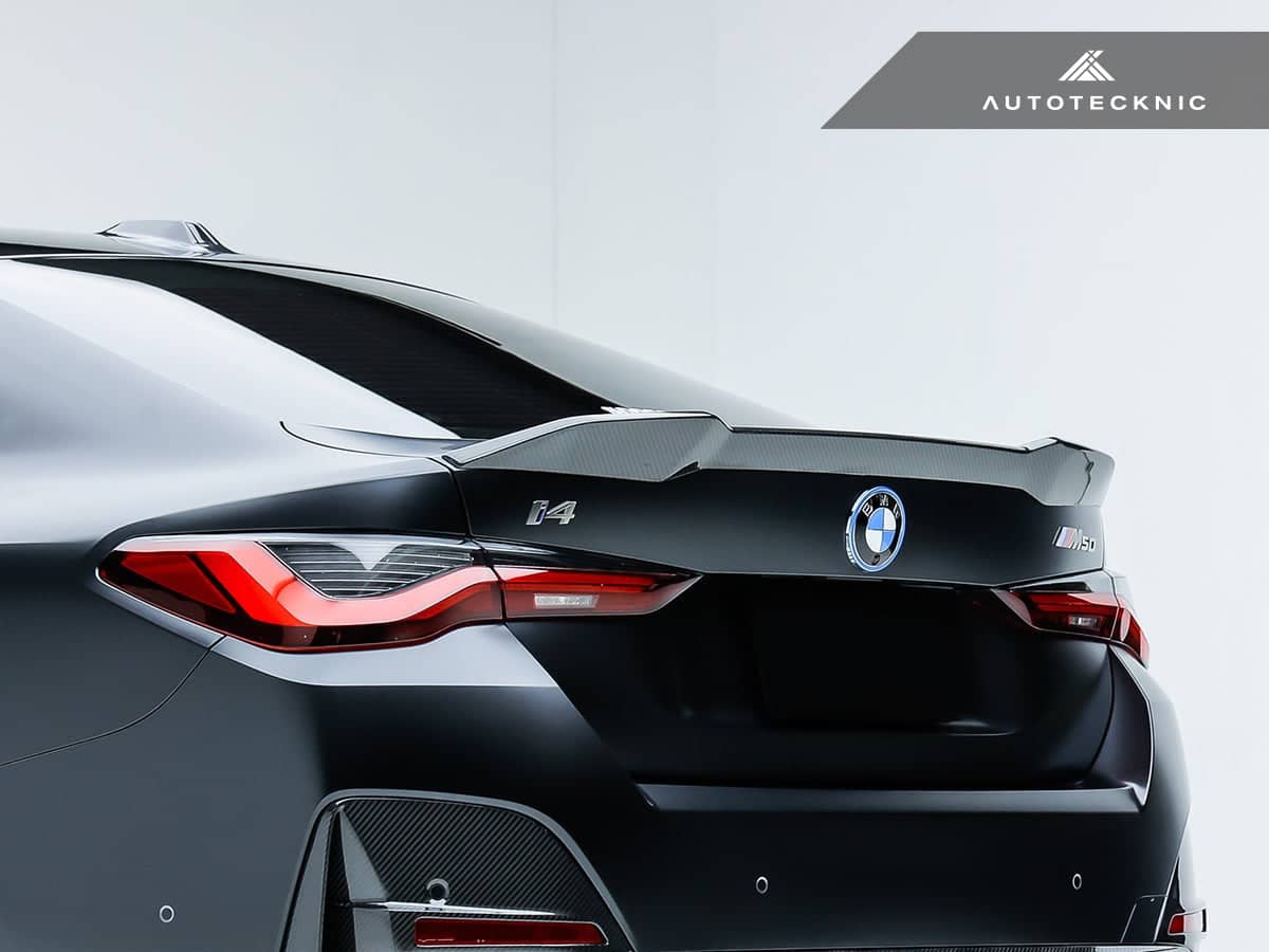 AutoTecknic Dry Carbon Competizione Trunk Spoiler - BMW G26 4-Series Gran Coupe