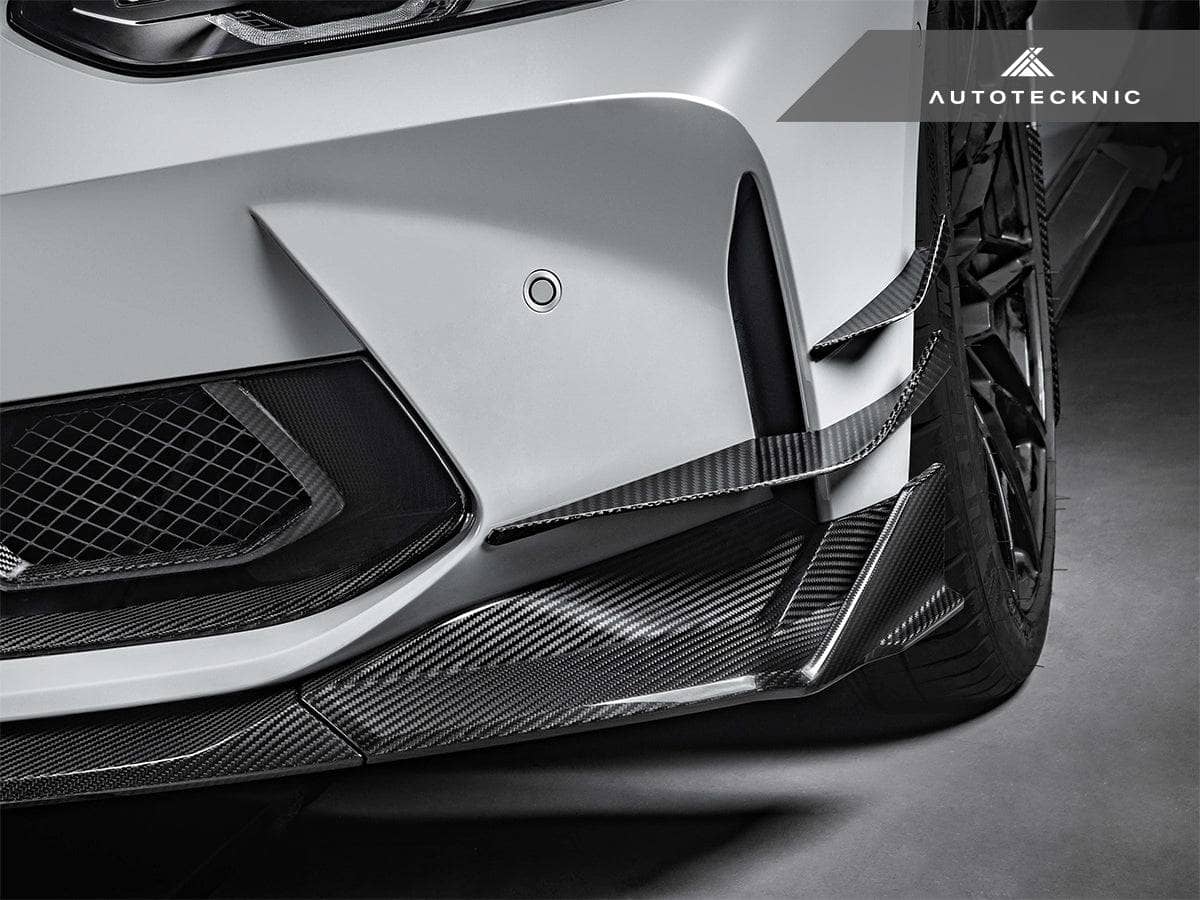 AutoTecknic Dry Carbon Corsa Canard Set - BMW G80 M3 | G82 M4