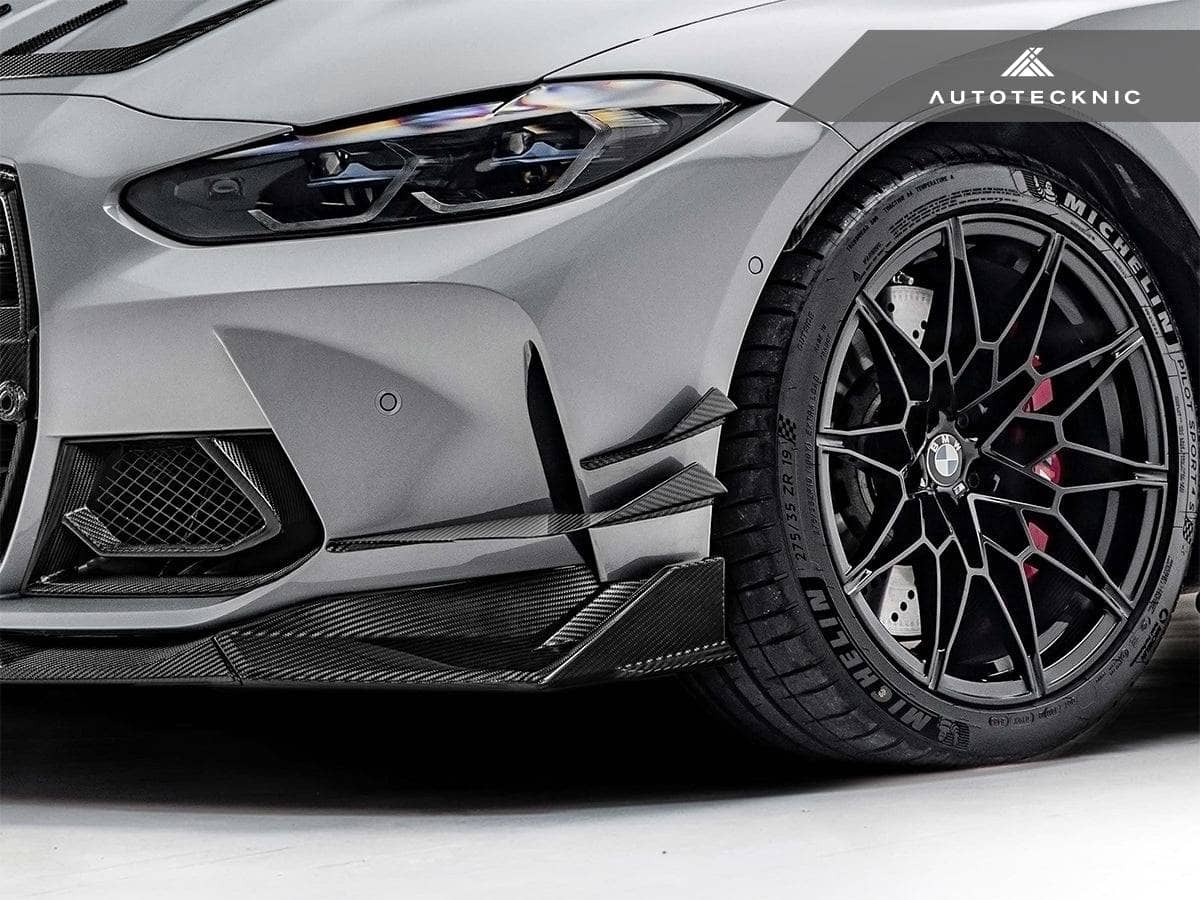 AutoTecknic Dry Carbon Corsa Canard Set - BMW G80 M3 | G82 M4