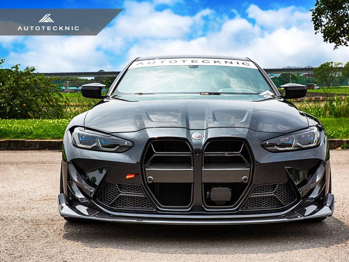 AutoTecknic Dry Carbon Corsa Front Bumper Lower Vent Set - BMW G80 M3 | G82/ G83 M4