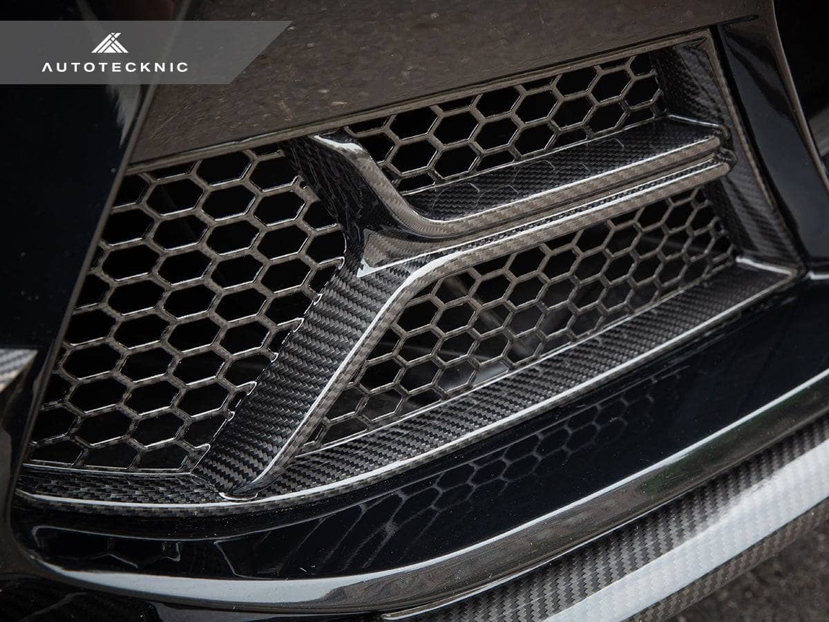 AutoTecknic Dry Carbon Corsa Front Bumper Lower Vent Set - BMW G80 M3 | G82/ G83 M4