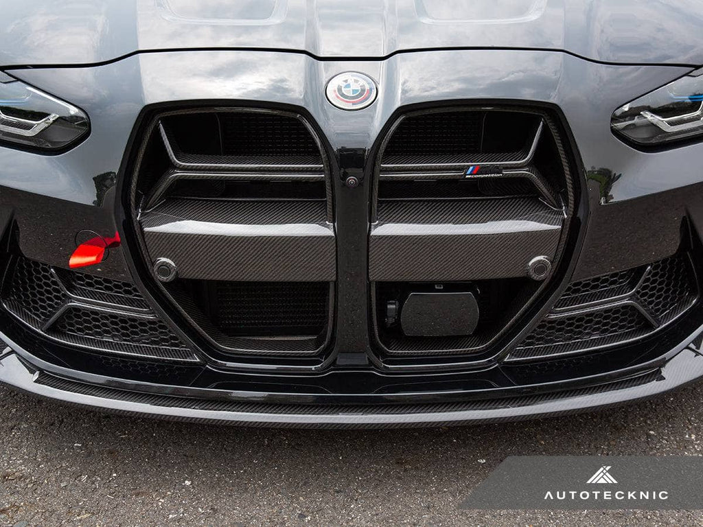 AutoTecknic Dry Carbon Corsa Front Bumper Lower Vent Set - BMW G80 M3 | G82/ G83 M4
