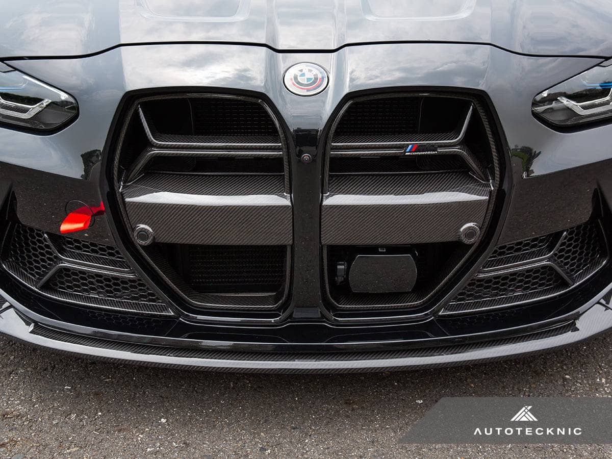 AutoTecknic Dry Carbon Corsa Front Bumper Lower Vent Set - BMW G80 M3 | G82/ G83 M4