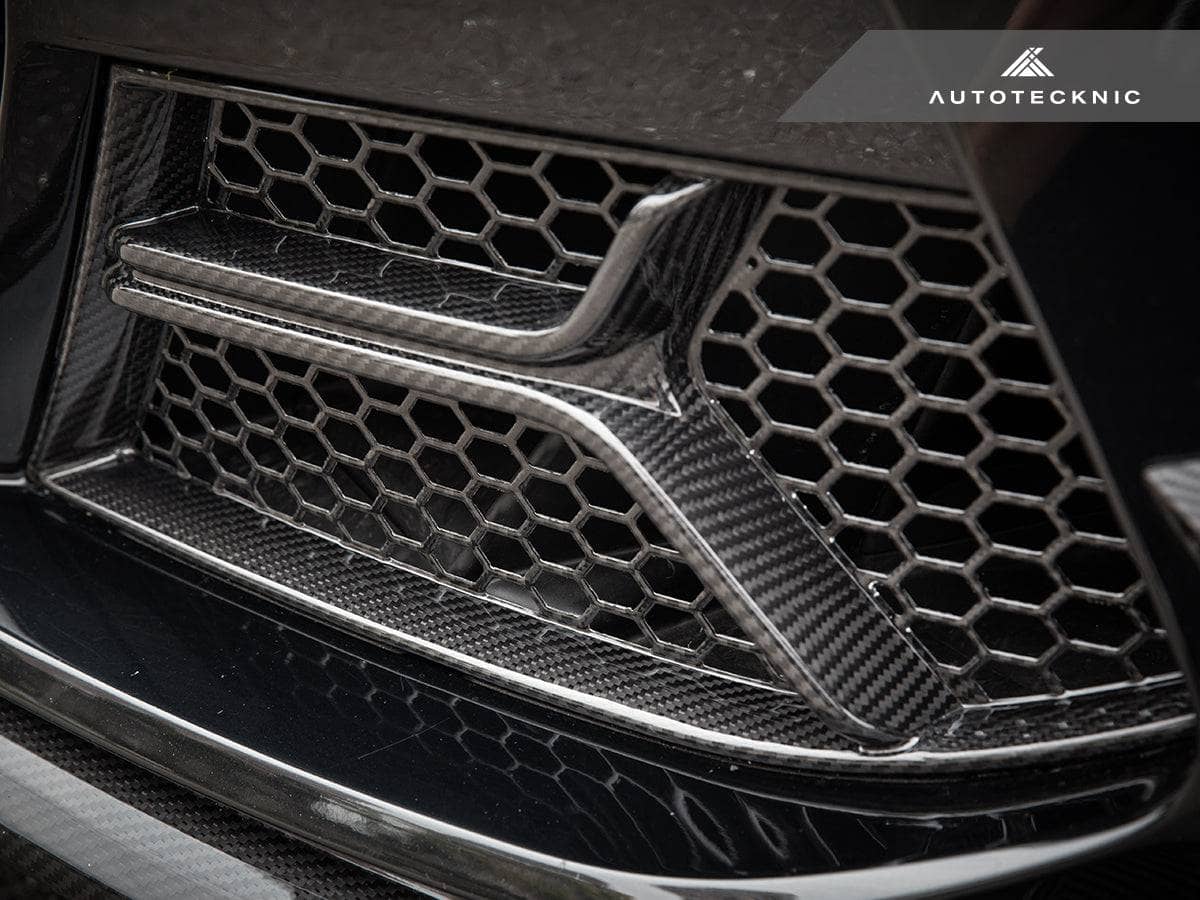 AutoTecknic Dry Carbon Corsa Front Bumper Lower Vent Set - BMW G80 M3 | G82/ G83 M4